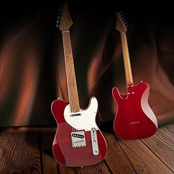 Amazon | EART NK-C1クラシックエレキギターメイプル指板、ステンレス